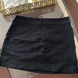 Express black mini skirt